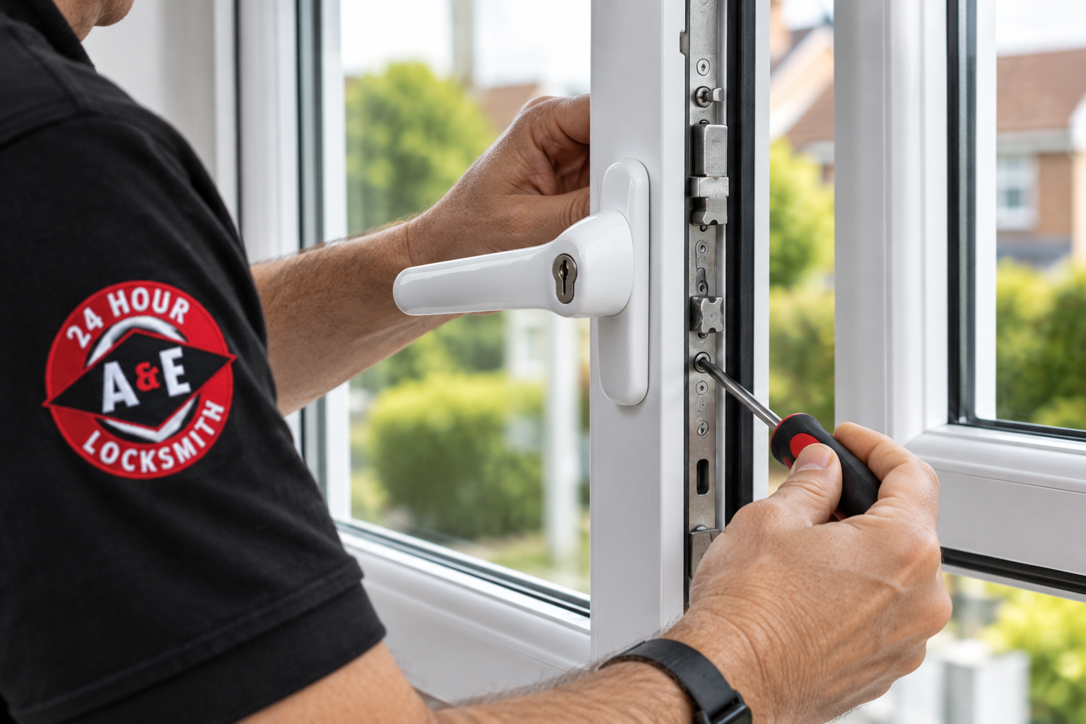 UPVC window mechanism and locking hardware repair in Bromley